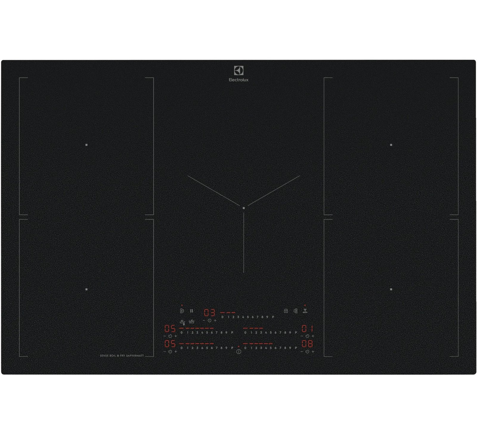 Electrolux EIS87553IZ – Płyta indukcyjna SenseBoil® & Fry 800 SaphirMatt® 80 cm – zdjęcie 1
