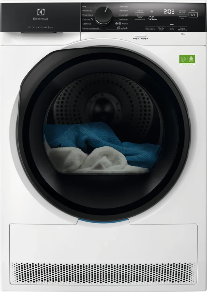 Electrolux EW7D497RP – Suszarka z pompą ciepła 700 DelicateCare 9 kg — zdjęcie 1
