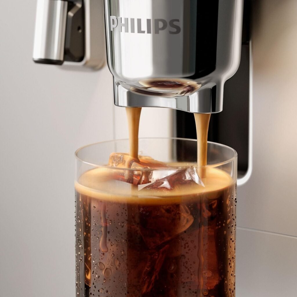 Ekspres automatyczny Philips Café Aromis 8000 LatteGo Pro EP8757/20 – gorąca i zimna pianka — zdjęcie 3