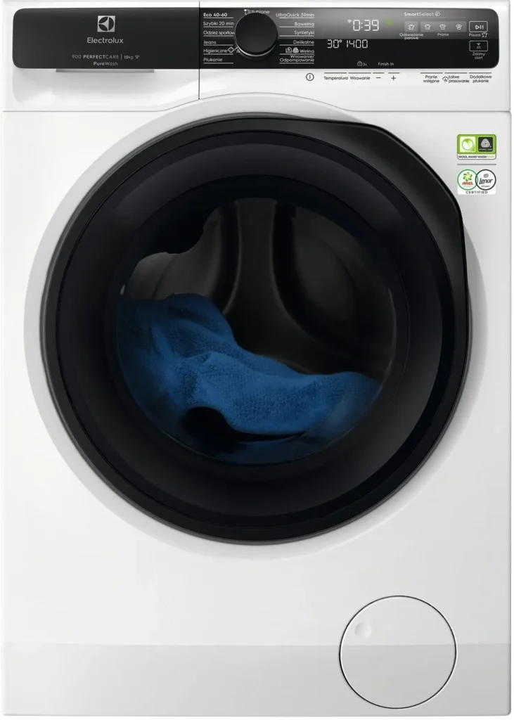 Electrolux EW9F5417SWCP – Pralka PerfectCare PureWash 900 10 kg — zdjęcie 1