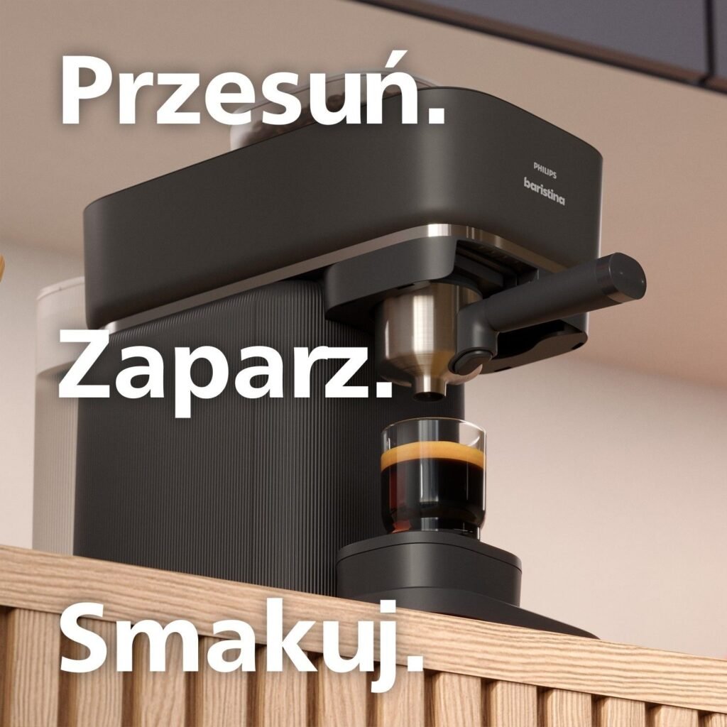 Ekspres kolbowy z młynkiem Philips Baristina BAR320/60 — szczegóły