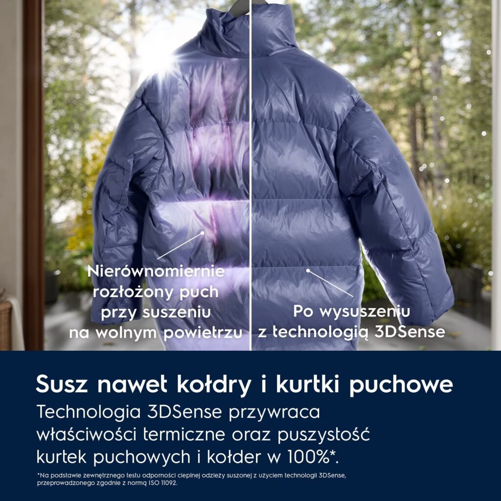 Electrolux EW8D595RCP – Suszarka z pompą ciepła 800 UltraCare 9 kg — szczegóły