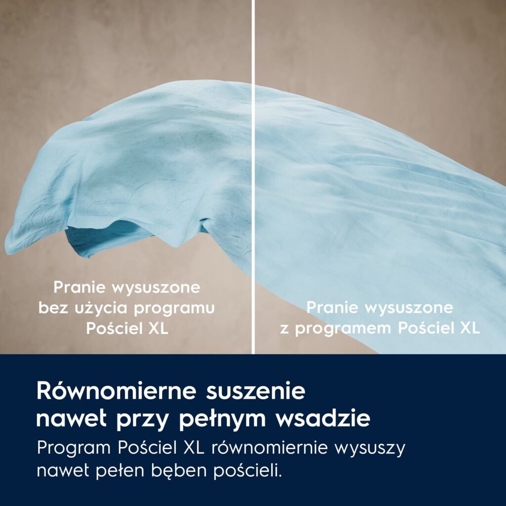 Electrolux EW6D295GP – Suszarka z pompą ciepła 600 GentleCare AbsoluteCare 9 kg — szczegóły