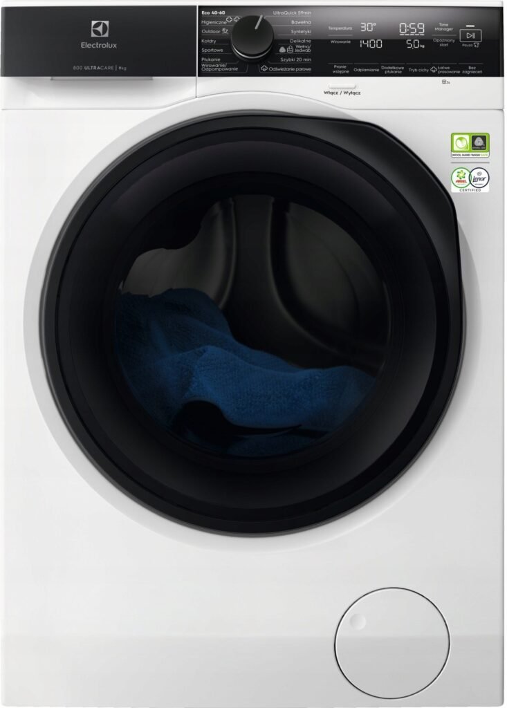 Electrolux EW8F4697P – Pralka UltraCare 800 AbsoluteCare 9 kg — zdjęcie 1