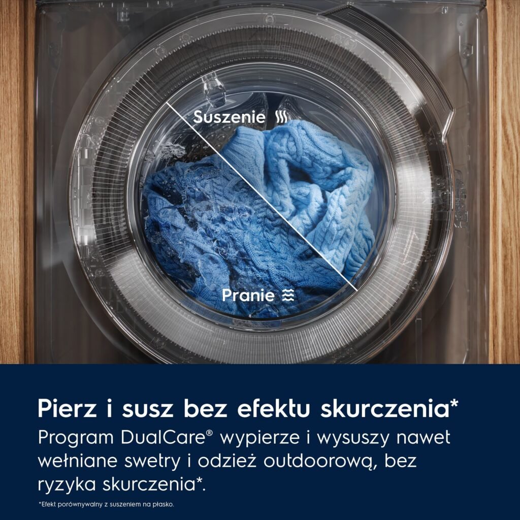 Electrolux EW7W2492P – Pralko-suszarka 700 SteamCare AbsoluteCare 9 kg — szczegóły