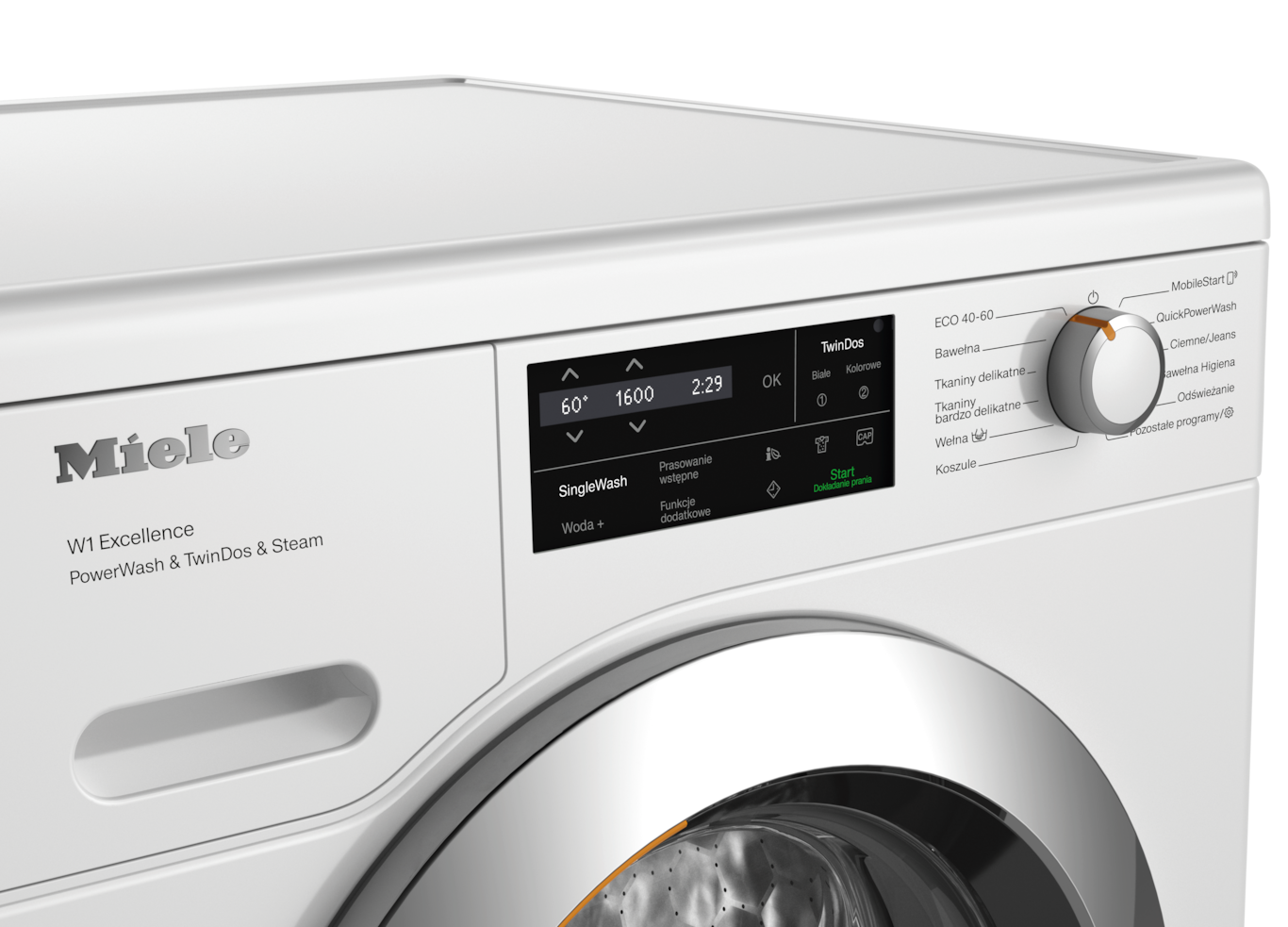 Miele WEI885 WCS PWash&TDos&Steam – pralka 9 kg – zdjęcie 3