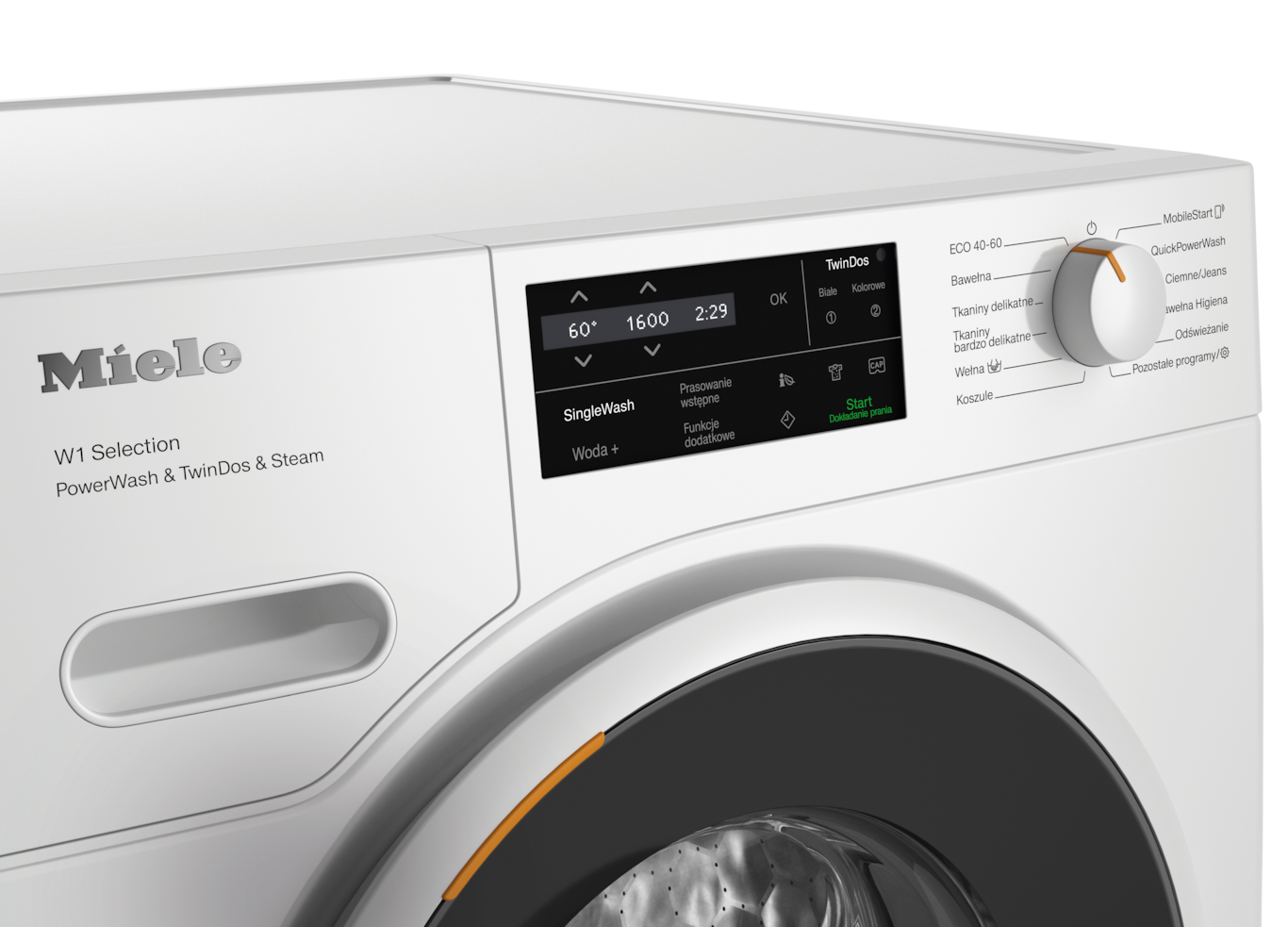 Miele WSI883 WCS PWash&TDos&Steam – pralka 9 kg – zdjęcie 3