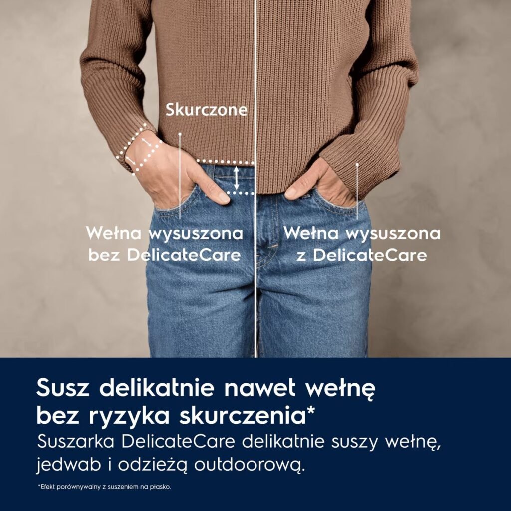 Electrolux EW7D394UCP – Suszarka z pompą ciepła 700 DelicateCare AbsoluteCare 9 kg — szczegóły