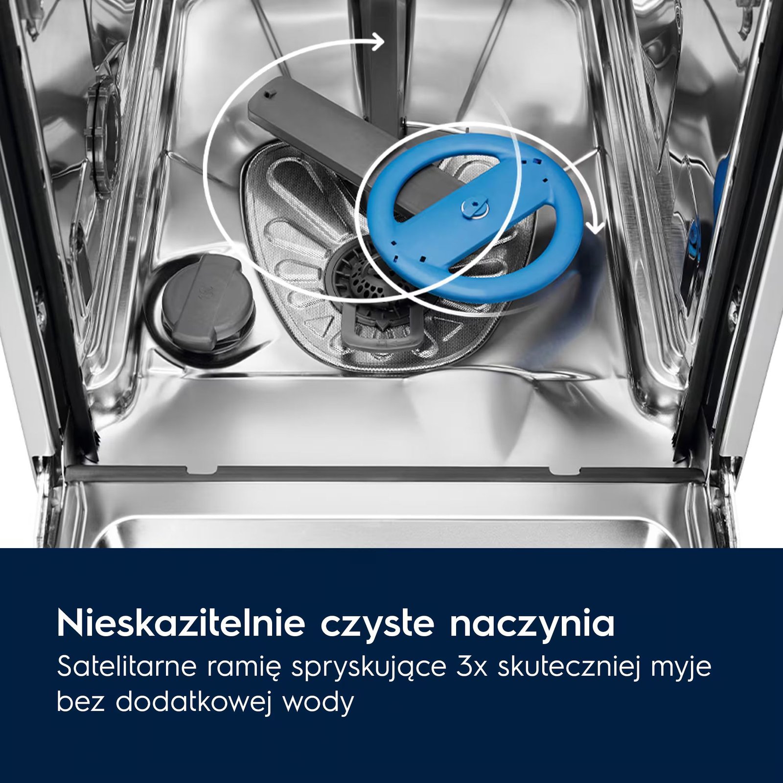 Electrolux KEGB3420L – Zmywarka do zabudowy 45 cm 700 QuickSelect – zdjęcie 3