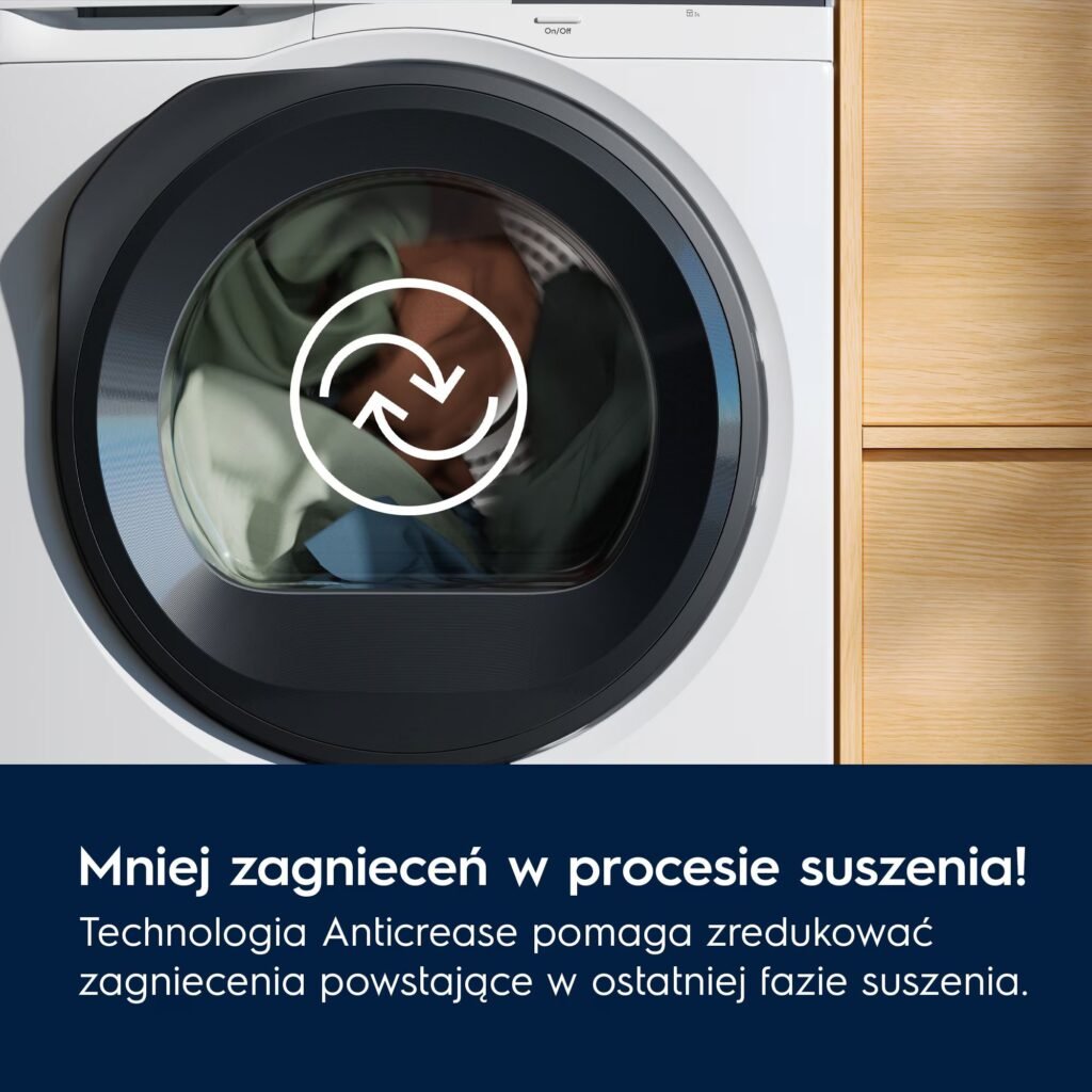 Electrolux EW6D295GP – Suszarka z pompą ciepła 600 GentleCare AbsoluteCare 9 kg — zdjęcie 3
