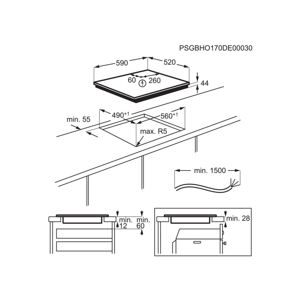 Electrolux LIR60430BW – Płyta indukcyjna Induction 500 60 cm — zdjęcie 3