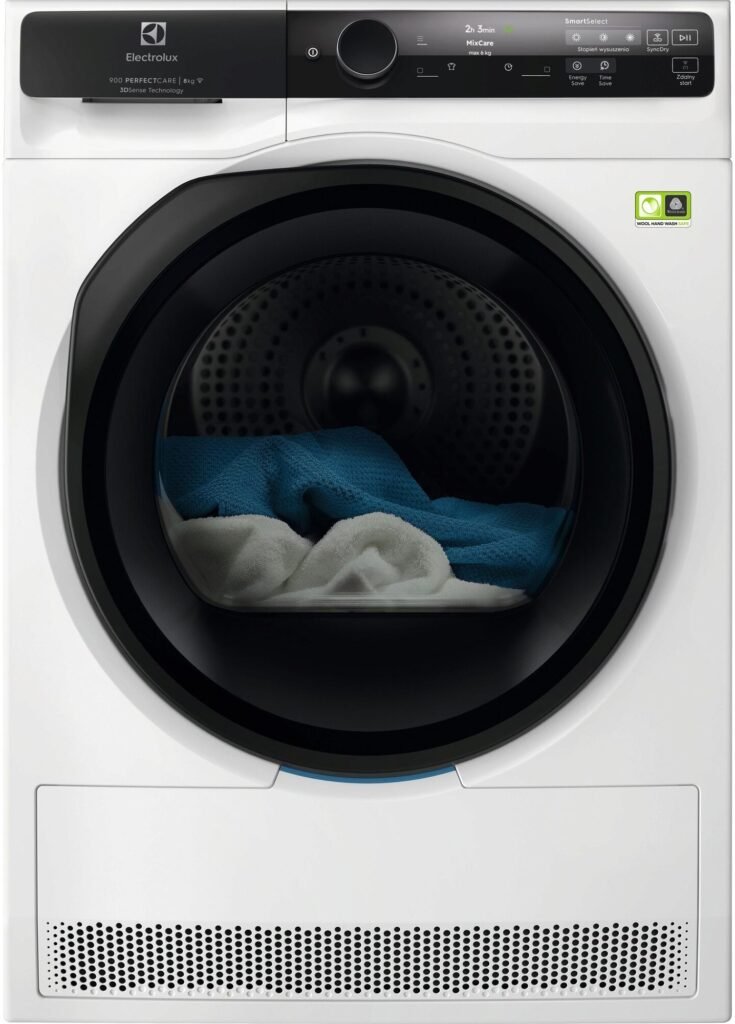 Electrolux EW9D787KCP – Suszarka z pompą ciepła 900 PerfectCare AbsoluteCare 8 kg — zdjęcie 1