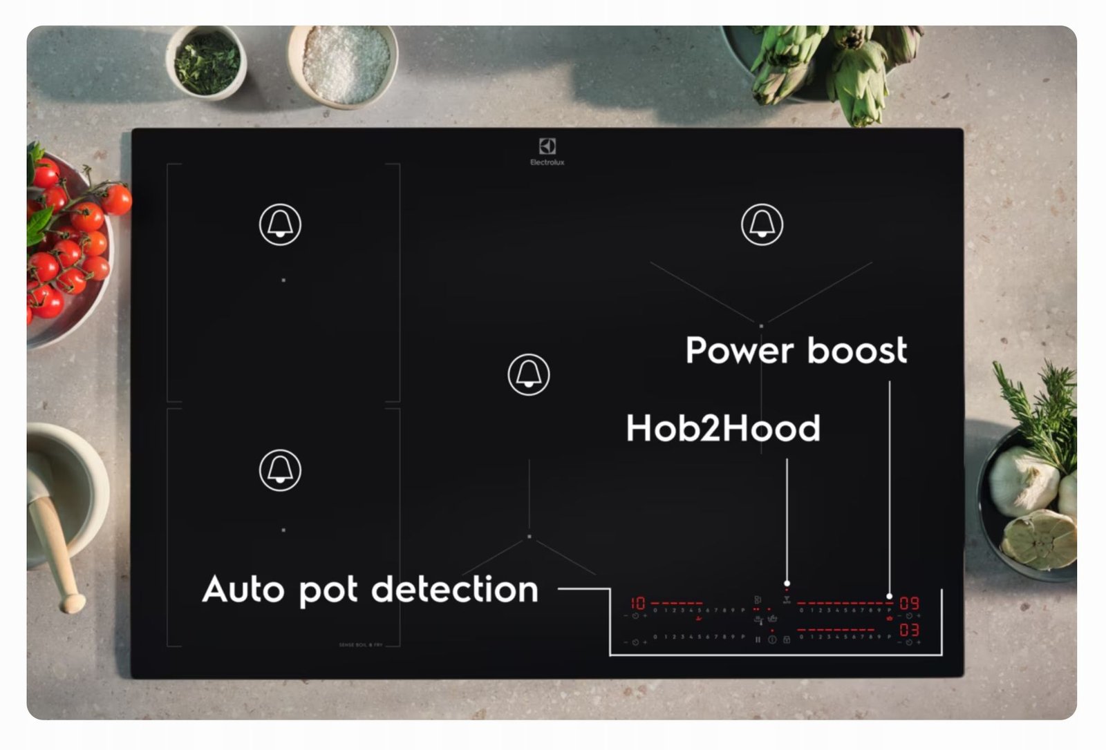 Electrolux EIS82453 – Płyta indukcyjna SenseBoil® 700 80 cm – zdjęcie 3