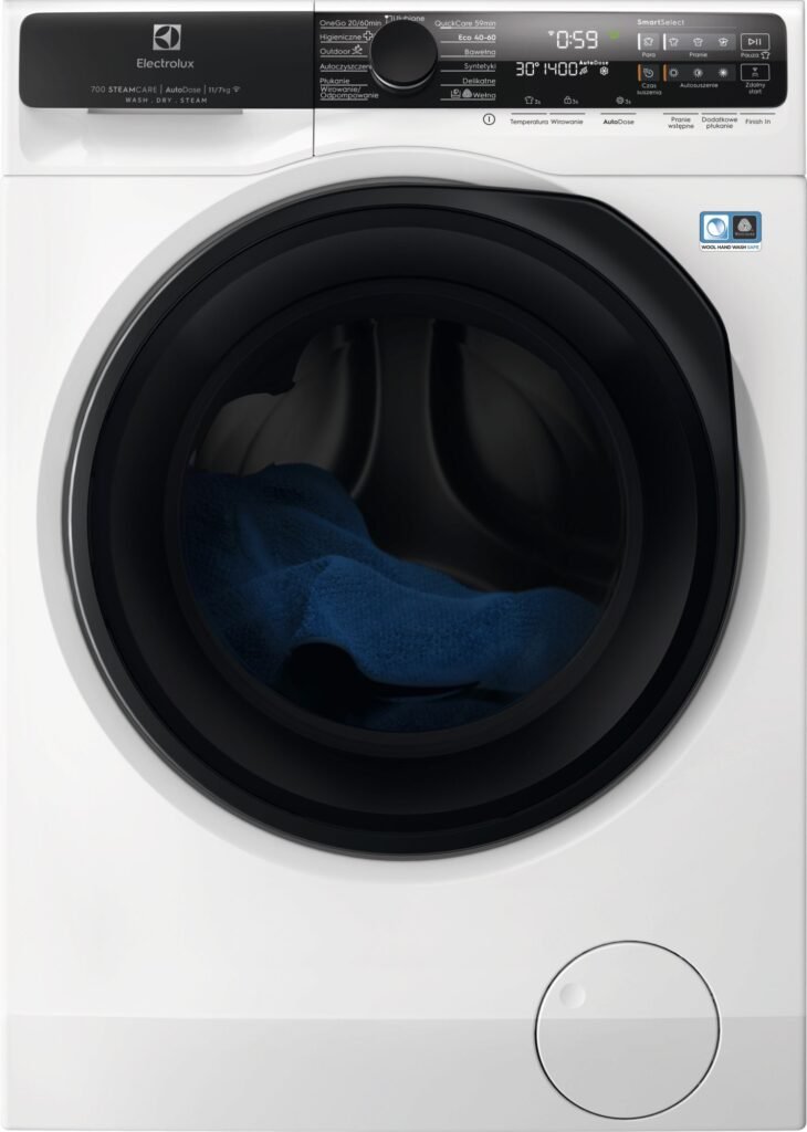 Electrolux EW7W5607AP – Pralko-suszarka 700 SteamCare AutoDose 11 kg — zdjęcie 1