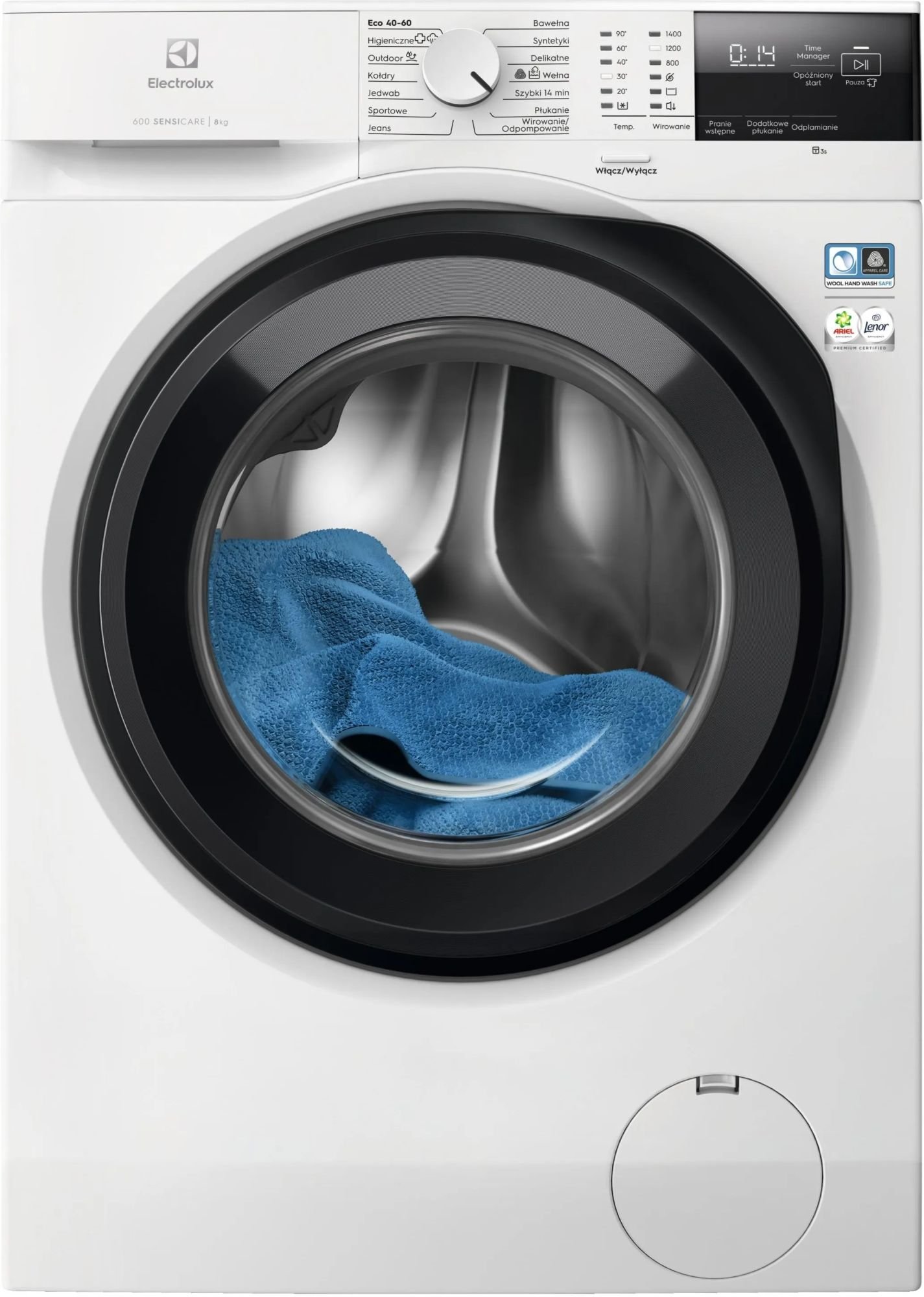Electrolux EW6F2482P – Pralka SensiCare 600 AbsoluteCare 8 kg – zdjęcie 1
