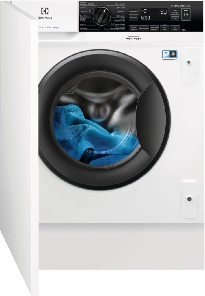 Electrolux EW7N7F348SIP – Pralka SteamCare 700 8 kg — zdjęcie 1