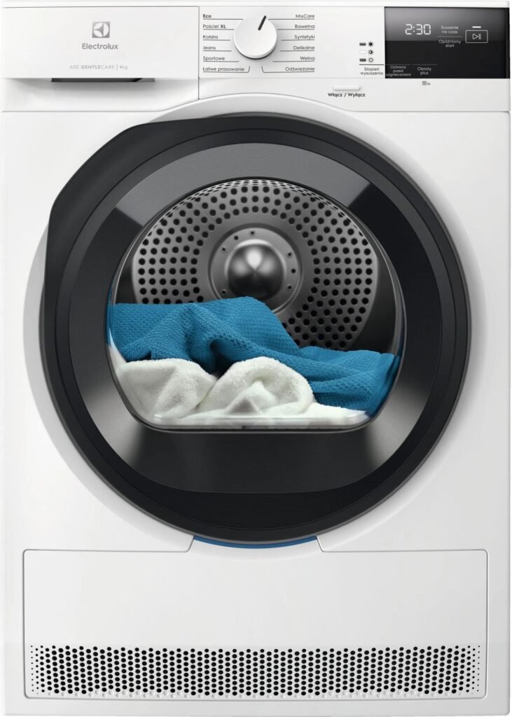 Electrolux EW6D295GP – Suszarka z pompą ciepła 600 GentleCare AbsoluteCare 9 kg — zdjęcie 1
