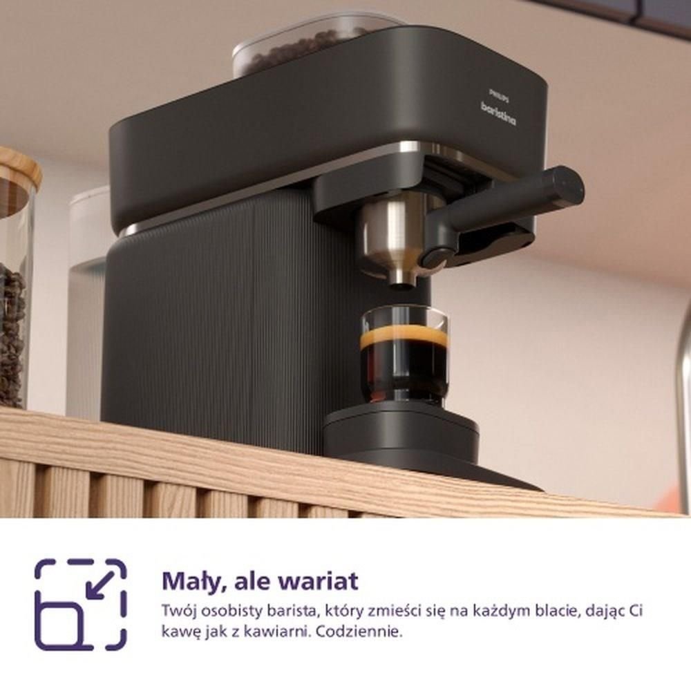 Ekspres kolbowy z młynkiem Philips Baristina BAR300/60 — szczegóły