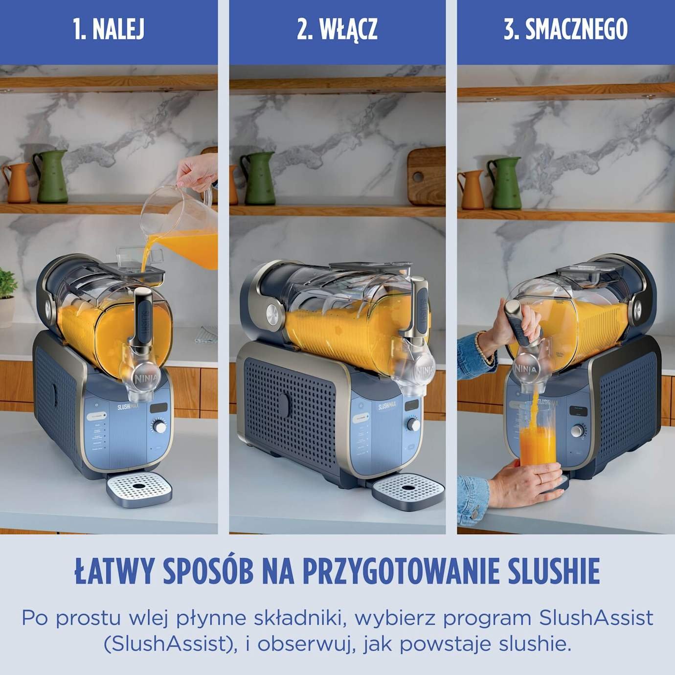 Maszynka do slushy Ninja SLUSHi MAX FS605EUBL 4,4 l - obrazek 3