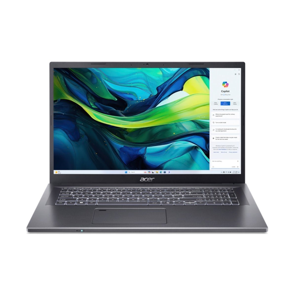 Acer Aspire 17 Laptop | A17-51M | Szary – NX.KZVEP.001 – ujęcie 1