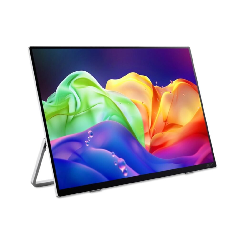 Acer PE0 Przenośny Monitor OLED Dotykowy | PE160WUT | Srebrny – UM.ZP0EE.002 — zdjęcie 1