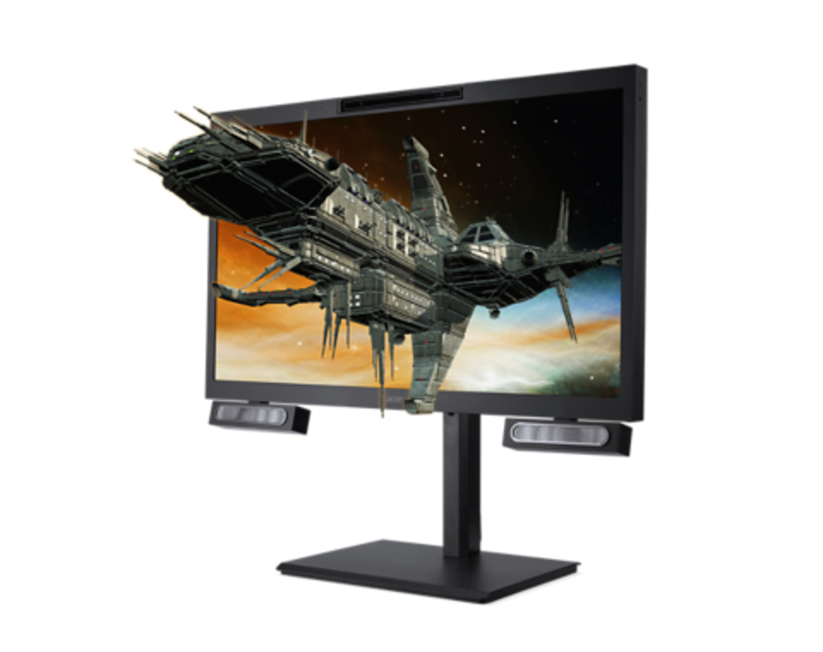 Acer DS2 Series Pro Monitor 3D SpatialLabs | ASV27-2P | Czarny – FF.R2CWW.002 – ujęcie 3