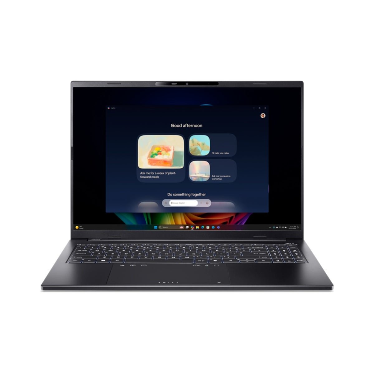 Acer Swift Go 16 AI OLED Ultrasmukły laptop | SFG16-74 | Czarny – NX.JNMEH.00D – ujęcie 1