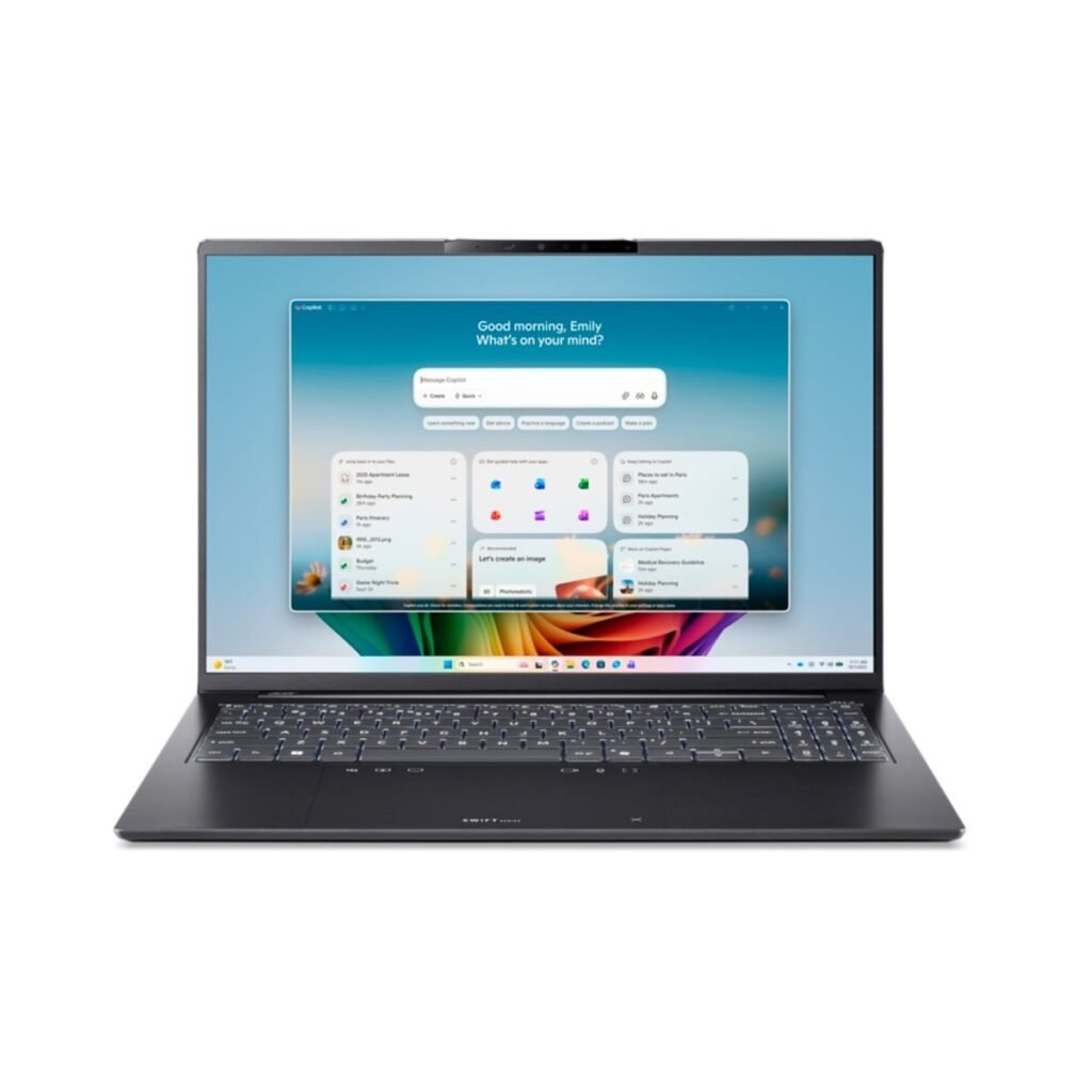 Acer Swift Go 16 AI OLED Ultrasmukły laptop | SFG16-I71 | Szary – NX.JWNEH.009 — zdjęcie 1