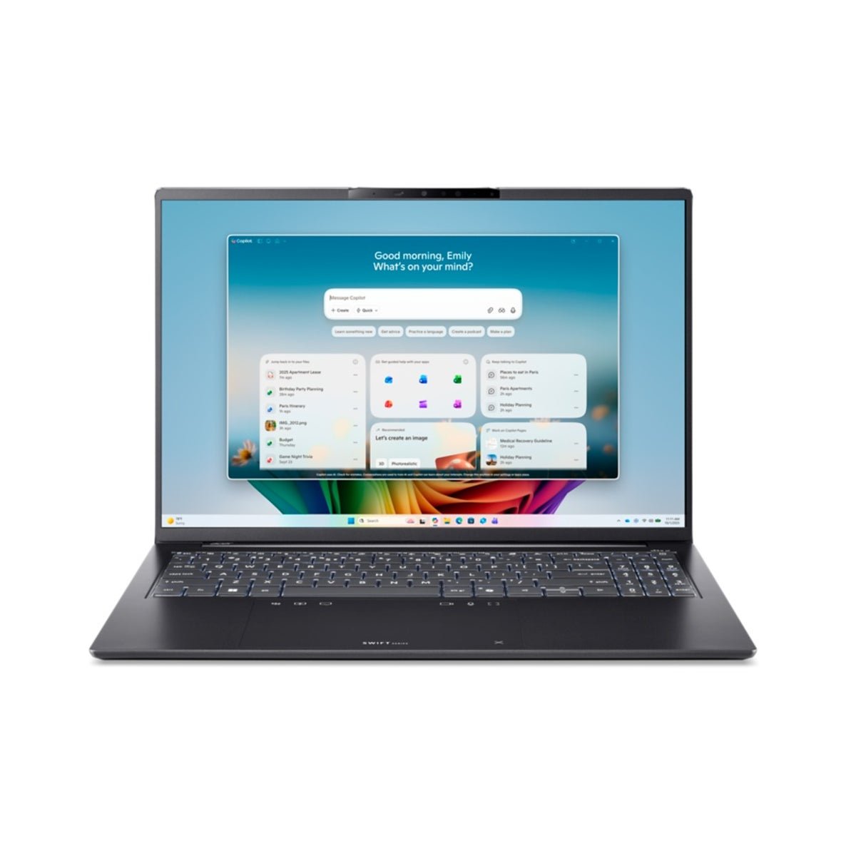 Acer Swift Go 16 AI OLED Ultrasmukły laptop | SFG16-I71 | Szary – NX.JWNEH.004 – ujęcie 1