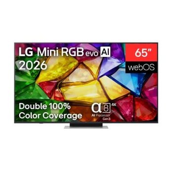 LG 65-calowy LG Mini RGB evo AI MRGB87 4K Smart TV 2026 – 65MRGB87B6B — szczegóły