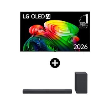 LG Zestaw telewizor i soundbar I 77-calowy LG OLED AI B6 4K Smart TV 2026 + LG Soundbar SC9S – OLED77B65LA.SC9S001 — szczegóły