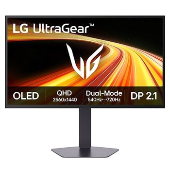 LG 27" monitor gamingowy LG UltraGear 4. gen. OLED z trybem Dual-Mode: 540Hz QHD / 720Hz HD, 0,02 ms (GtG) i złączem DP2.1 – 27GX790B-B — szczegóły