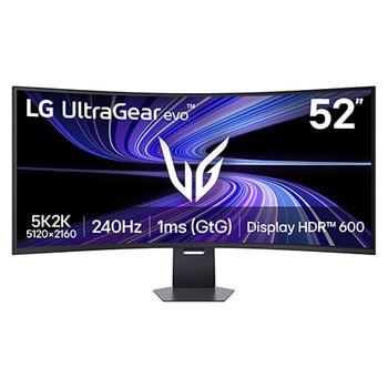 LG 52-calowy UltraGear evo G9, największy na świecie monitor do gier 5K2K 240 Hz – 52G930B-B — szczegóły