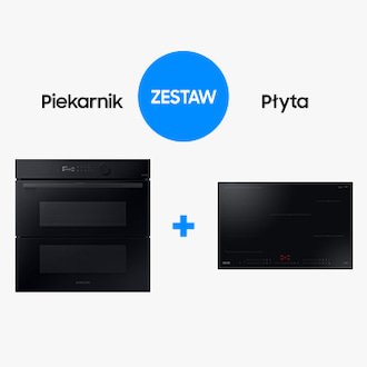 Samsung Zestaw do zabudowy Piekarnik parowy NV7B5765RAK + Płyta indukcyjna SlimFit NZ85C6057GK – F-NV7B65NZ8557 — szczegóły