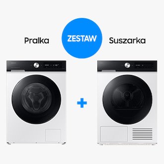 Samsung Zestaw Pralka Bespoke AI 11kg WW11DB7B94GEU4 + Suszarka Bespoke AI 9kg DV90DB7845GEU4 – F-WW11B79DV9GE — szczegóły