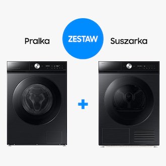 Samsung Zestaw Pralka Bespoke AI 11kg WW11DB8B95GBU4 + Suszarka Bespoke AI 9kg DV90DB8845GBU4 – F-WW11B89DV9GB — szczegóły