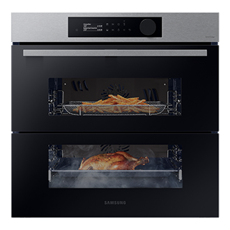 Samsung NV7B5745PAS piekarnik parowy Natural Steam z technologią Dual Cook Flex, WiFi – NV7B5745PAS/U2 — szczegóły