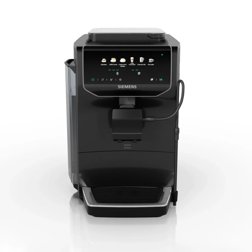 Ekspres automatyczny Siemens EQ500 iAroma Piano Black TP551E19 – z młynkiem — zdjęcie 3